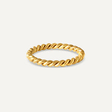  Narrow Twisted Rope Ring