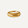 Gold Plain Dome Ring