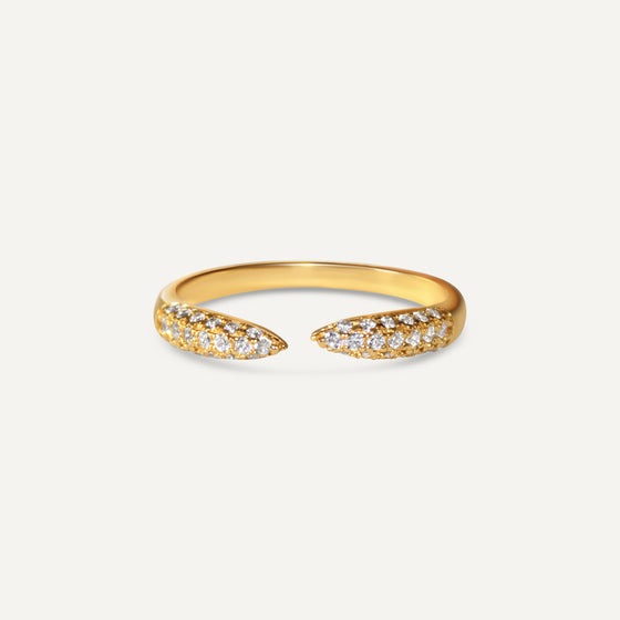 Pavé Bengal Claw Ring