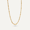 Essential Plain Gold Beaded Necklace