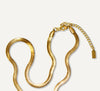 Essential Gold Herringbone Necklace