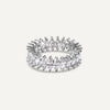 Marquise Leaf Eternity Ring