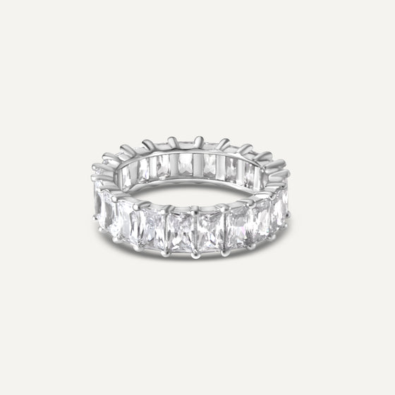 Emerald Cut Full Eternity Ring