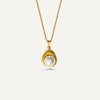 Pearl Capsule Pendant Necklace