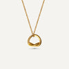 Gold Knot Pendant Necklace