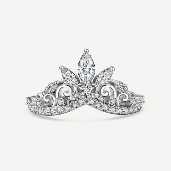 Princess Tiara Wishbone Ring