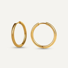  Essential Plain Gold Hoop Earrings