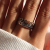 'Row of Hearts' Eternity Ring - HOUSE OF ZARRIN